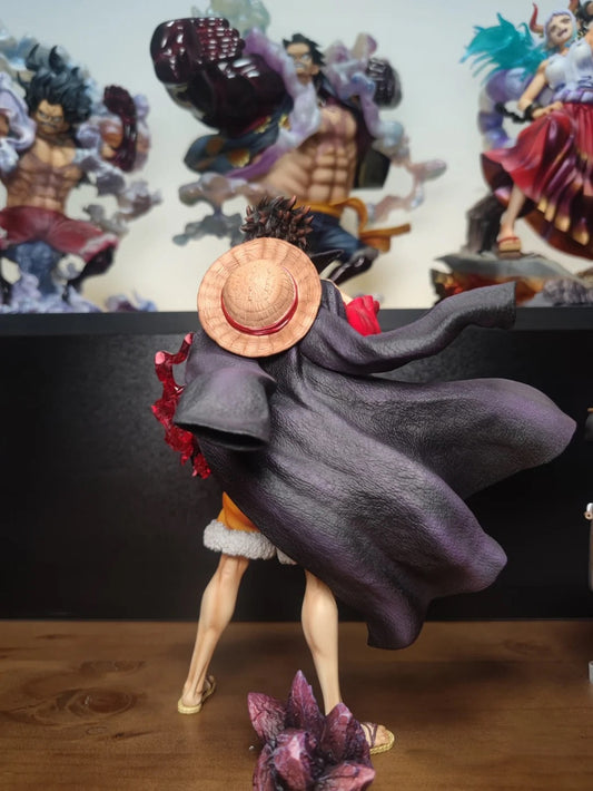 One Piece Luffy Pirate King Red Jacket Action Figure – 17 Cm Premium Collectible Model for One Piece Fans
